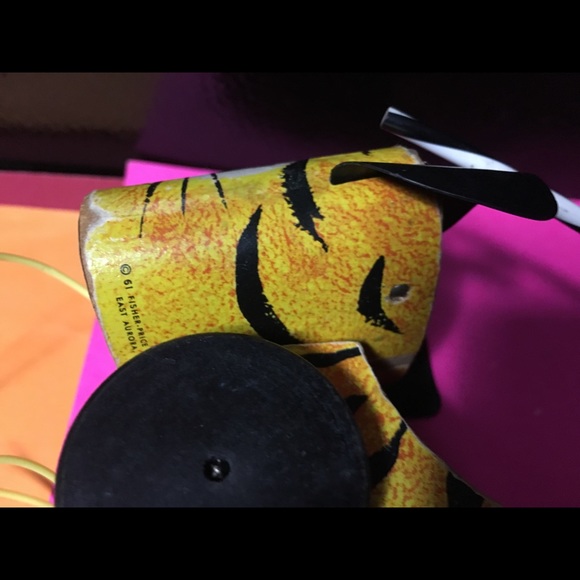 FISHER PRICE 60”s Tawny Tiger Pull Toy #654 - Picture 16 of 16